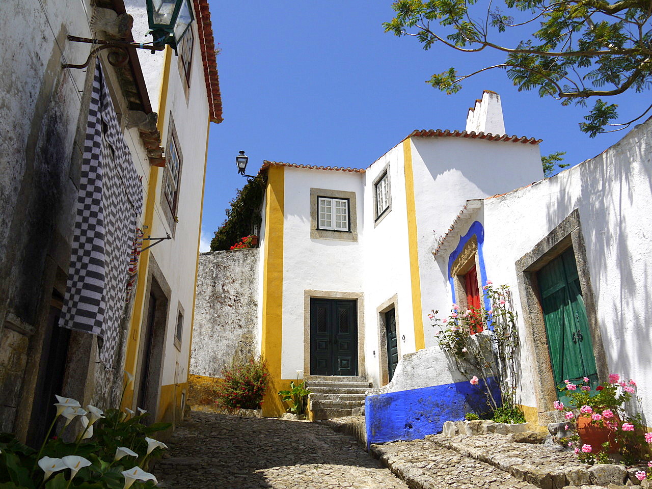 views of The Obidos town